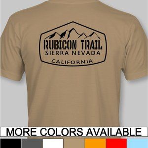 The Rubicon Trail T-Shirt 4x4 4wd off road roading california